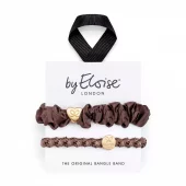 byEloise Miss Mocha, 2-pk hårstrikk, brun
