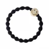 byEloise Smiley Black, hårstrikk, sort
