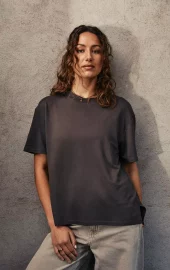 Bread & Boxers T-shirt soft fiber, mørk brun