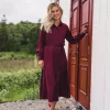 Raus Trine Shirt Dress, burgunder