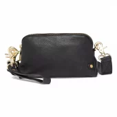 Depeche Golden Chic Clutch, sort