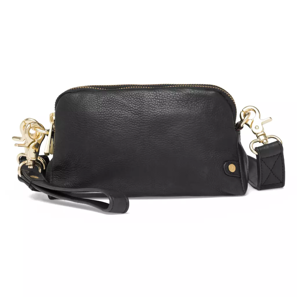 Depeche Golden Chic Clutch, sort