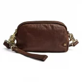 Depeche Golden Chic Clutch, brun
