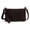 Depeche Berlin Clutch, flettet ruskinn, brun