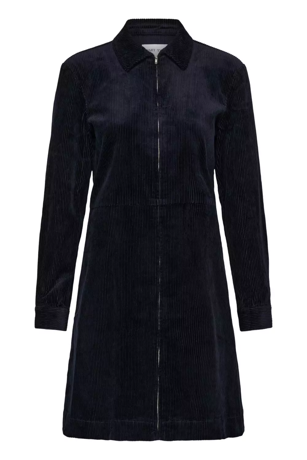 Part Two Eyvoran Dress, marineblå fløyel