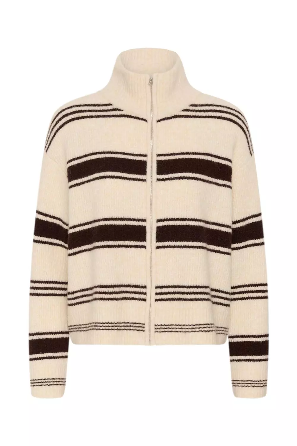 Part Two Camira Pullover, brun/offwhite