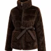Vannucci Jacket, fuske pels, vendbar jakke, brun