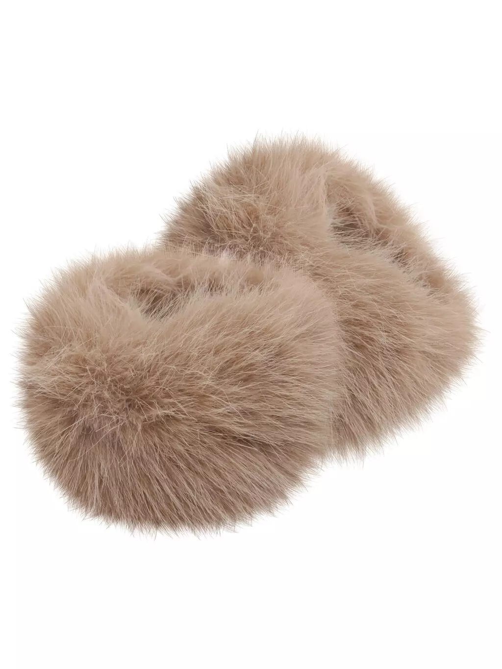 Intex Skandia Armwarmer Cuff, fuske pels, beige