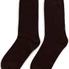Part Two Teona Socks, ullsokker, brun