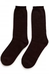Part Two Teona Socks, ullsokker, brun