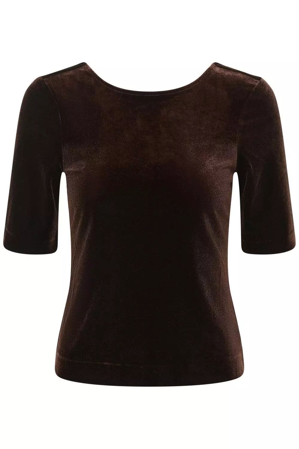 Part Two Diddi T-shirt, velur brun