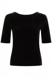 Part Two Diddi T-shirt, velur sort