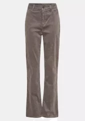 Isay Barbel Pant, bukse i kordfløyel, brun