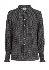 Isay Gyta Smock Blouce, sort/hvit