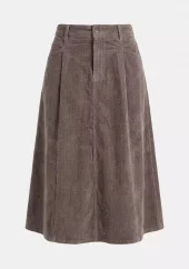 Isay Barbel Corduroy Skirt, brun fløyel