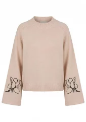 Isay Gwen Deco Pullover, offwhite