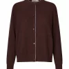Masai MaLeorin Cardigan i kasjmir, brun