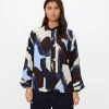 Masai MaIlina Shirt, brun/blå