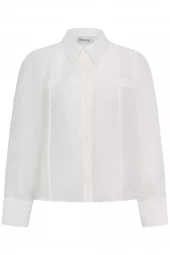 My Essential Wardrobe Smilla Short Shirt, hvit