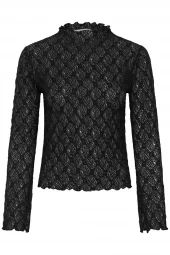 My Essential Wardrobe Etta Turtleneck Bouse, sort