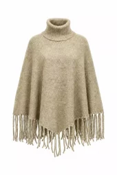 Vannucci Poncho Khaki farget