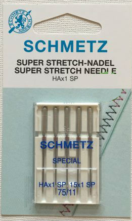 SCHMETZ SUPERSTRETCHNÅL  75/11 5-pack 130/705 HAx1 SP