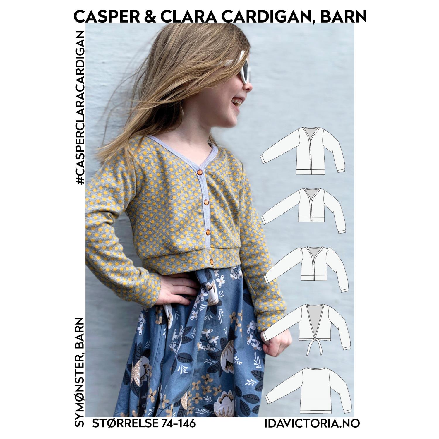 Casper & Clara Cardigan til barn -