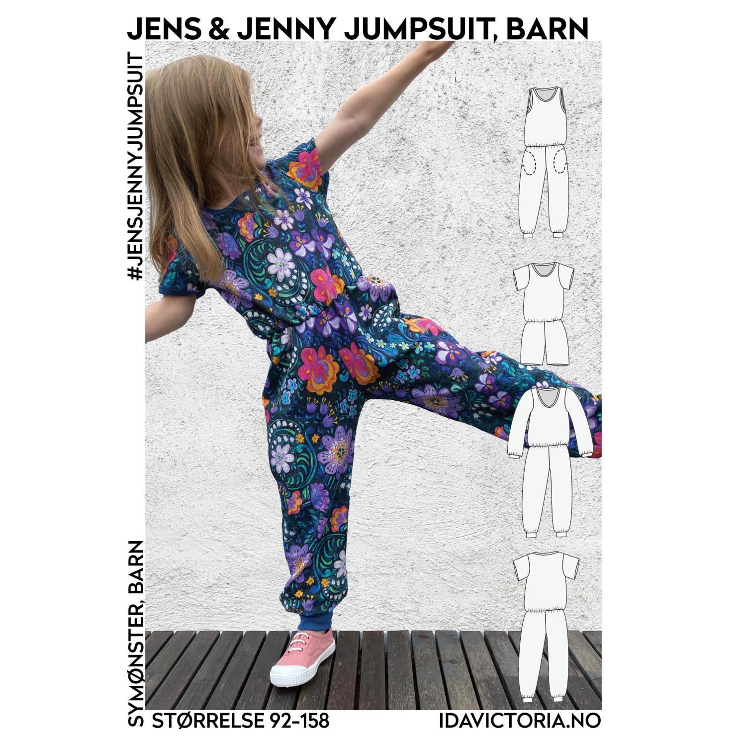 Jens & Jenny Jumpsuit til barn