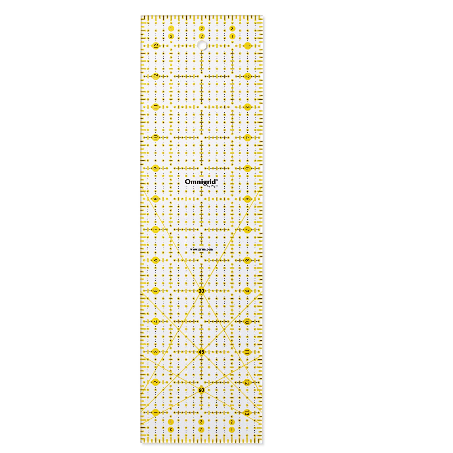 Universal ruler, 4x14 inch grid