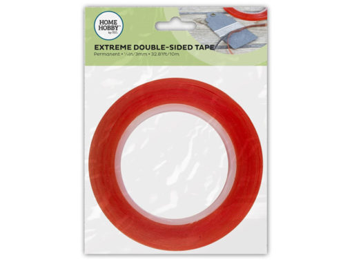 Dobbelsidig tape- 3mm - Transparent