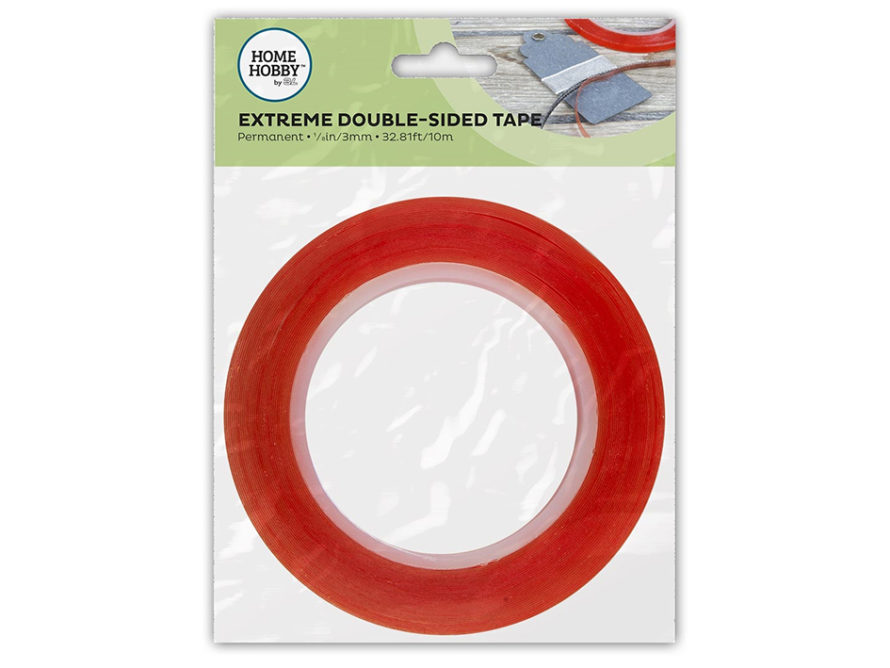 Dobbelsidig tape- 3mm - Transparent