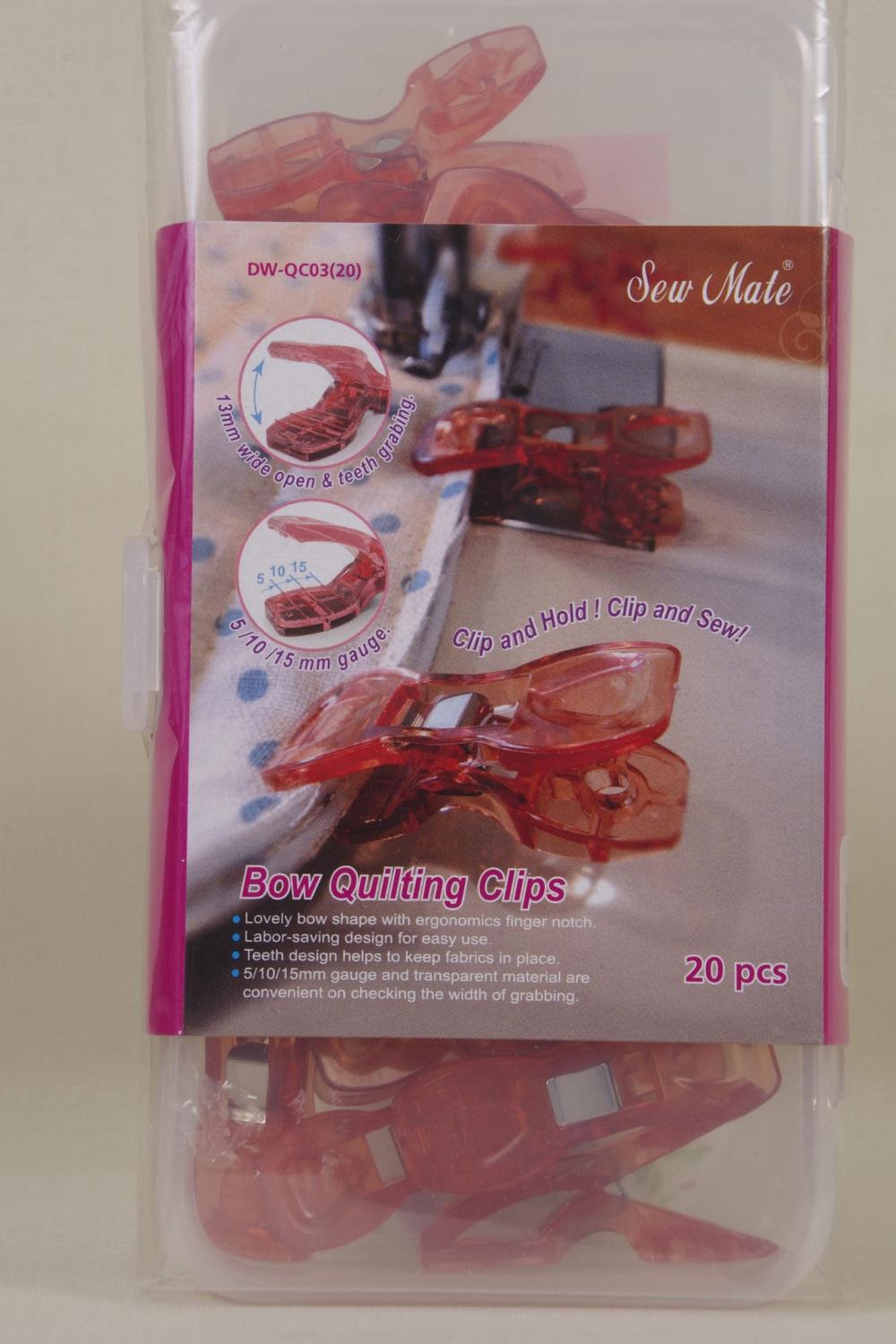 Quiltning Clips 20 st, store - 5,0 cm