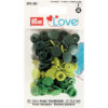 Prym Love – Non-sew Color Snaps – Green - 12,4 mm