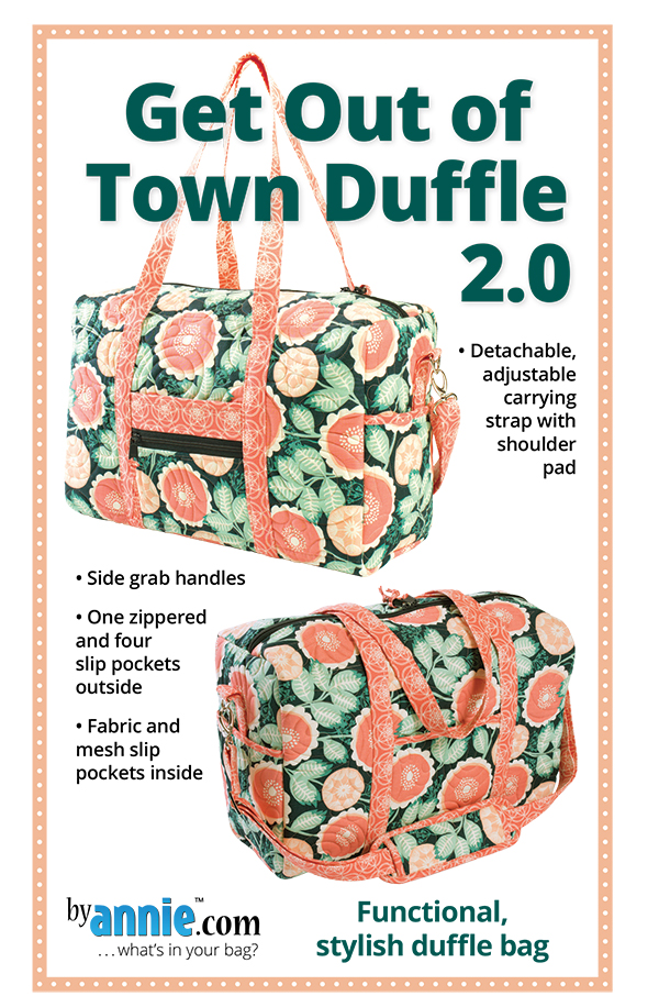 Get Out Of Town Duffle 2.0 - Patterns by Annie