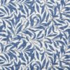 Ramas - Blått bladmønster på offwhite bakgrunn