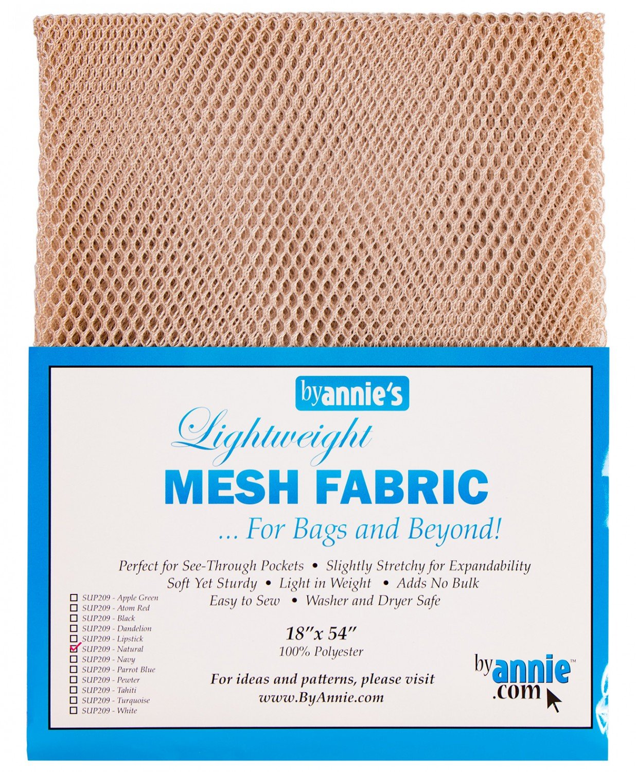 By Annie’s Mesh fabric SUP209 – Natural