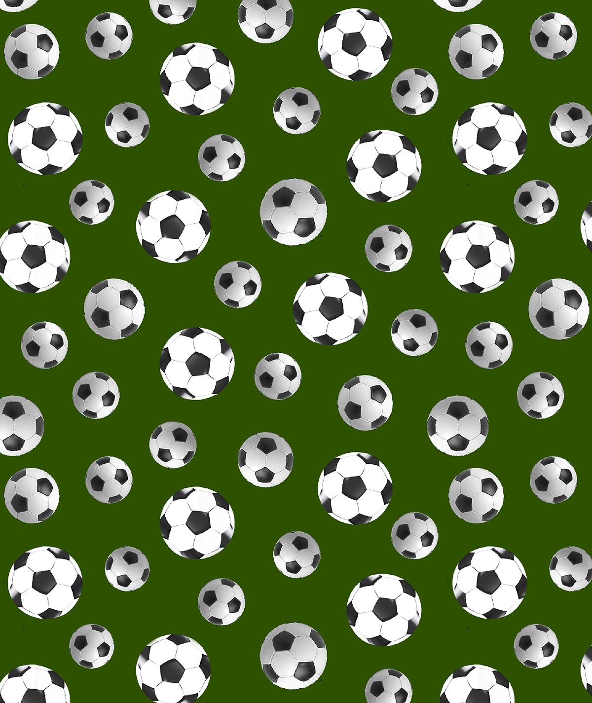 Fotballer - Grønn bakgrunn