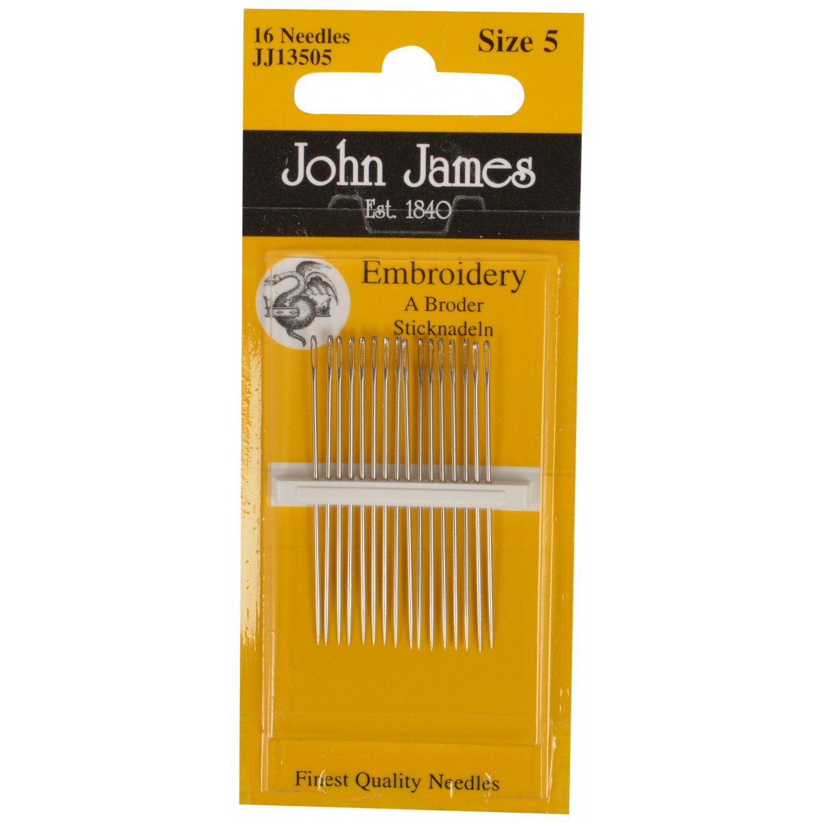 John James - Emroidery size 5 - 16 needles