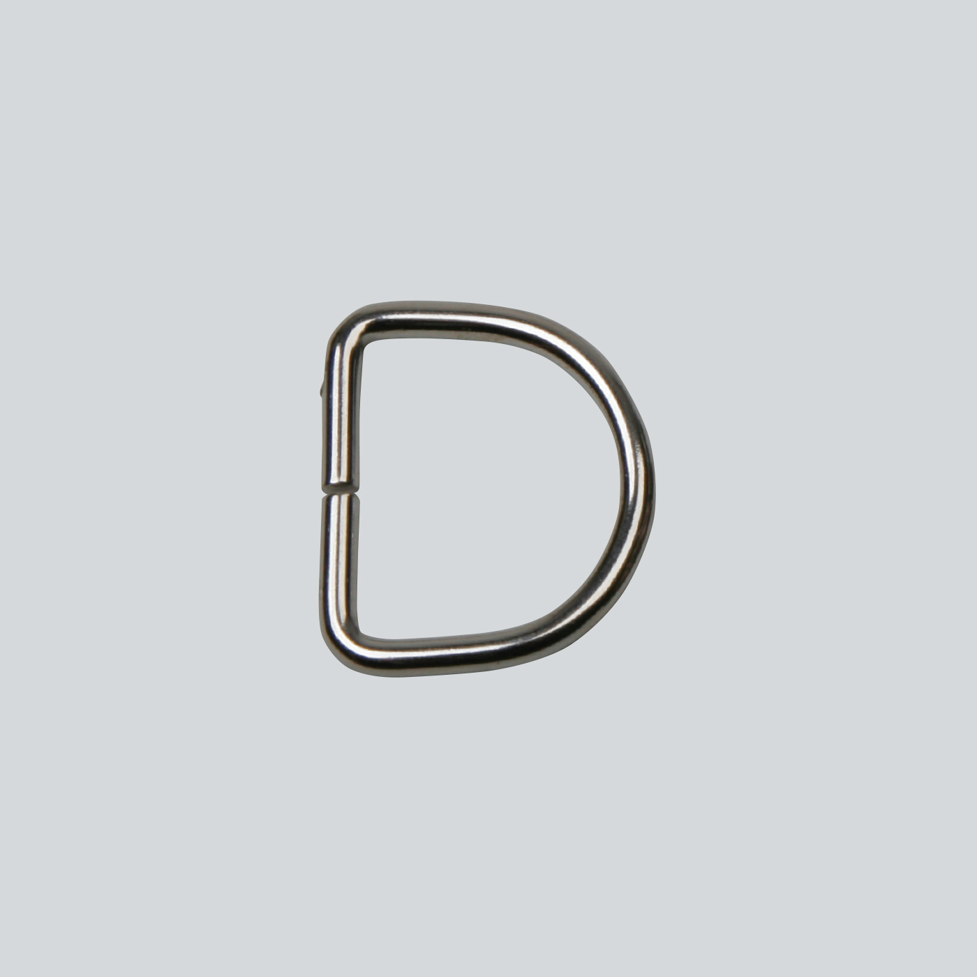 D-ring sølv - 25 mm