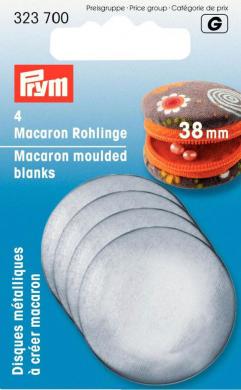 Prym Macaron moulded blanks 38 mm, 4 stk