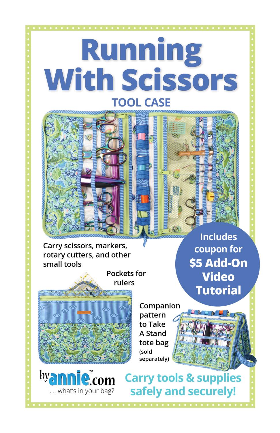 Running With Scissors, Tool Case – Patterns by Annie