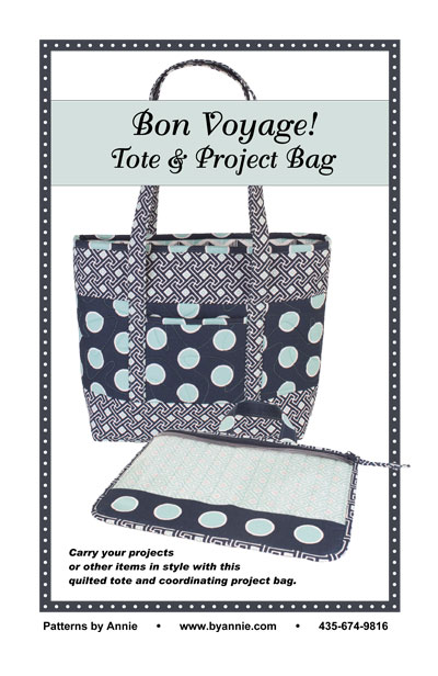 Bon Voyage, Tote & Project Bag – Patterns by Annie