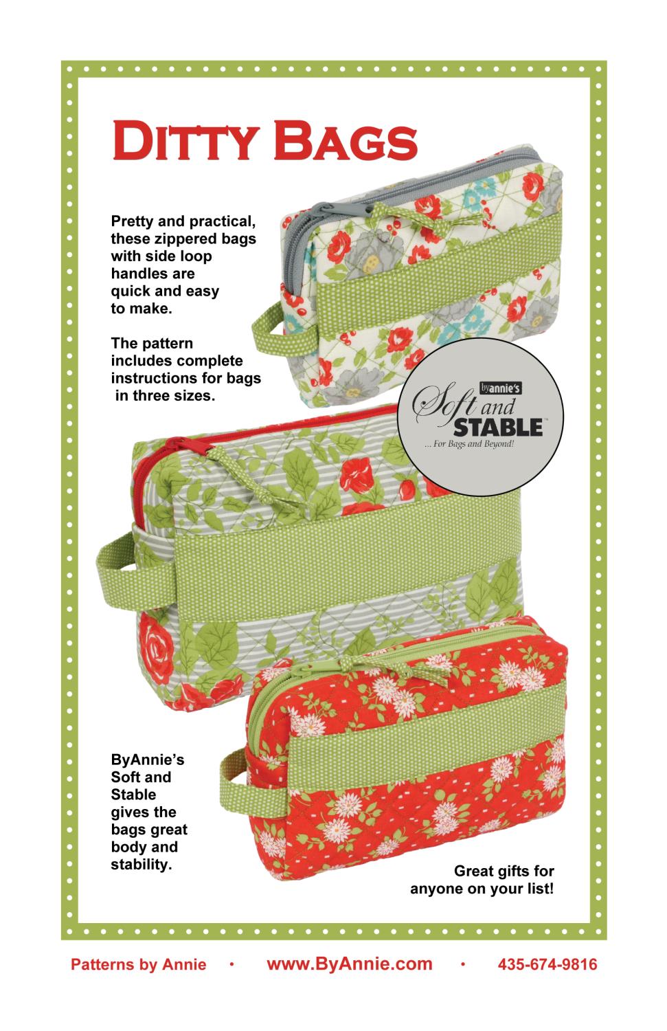 Ditty Bags – Patterns by Annie