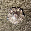 Knapp - 15 mm - Bling/Strass