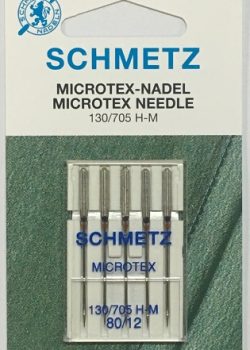 Schmetz Microtex-nål, 80/12, 5 pk  130/705 H-M