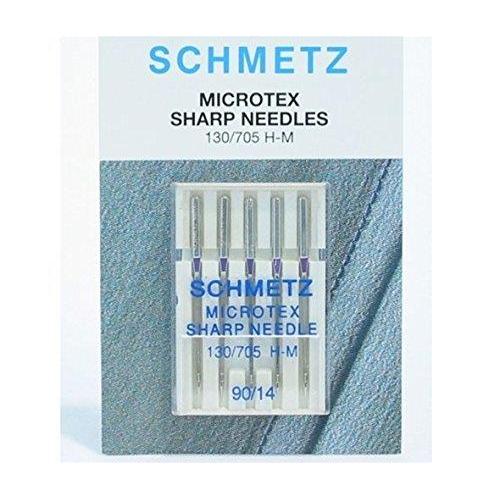 Schmetz Microtex-nål, 90/14, 5 pk  130/705 H-M