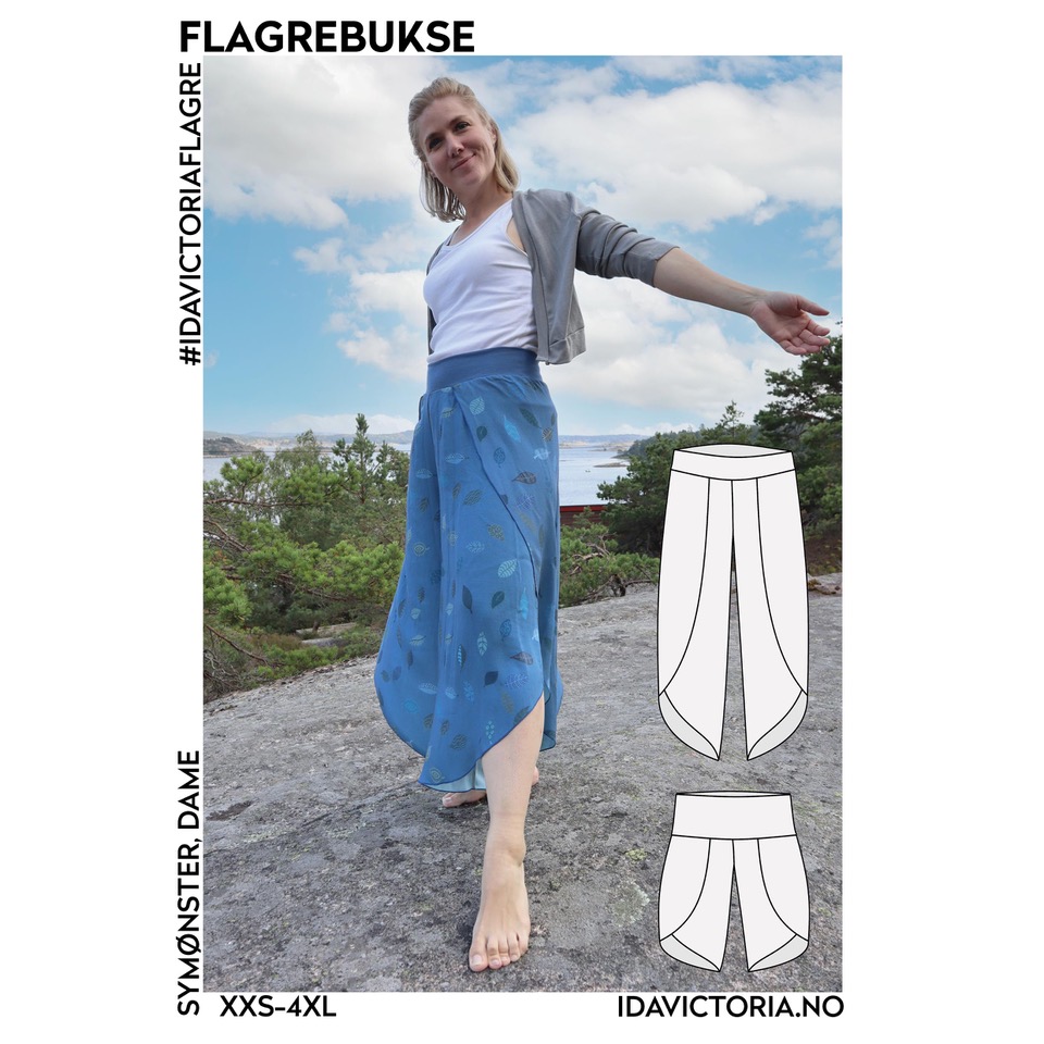 Flagrebukse (XXS-4XL) – Papir