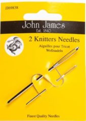John James – 2 Knitters Needles