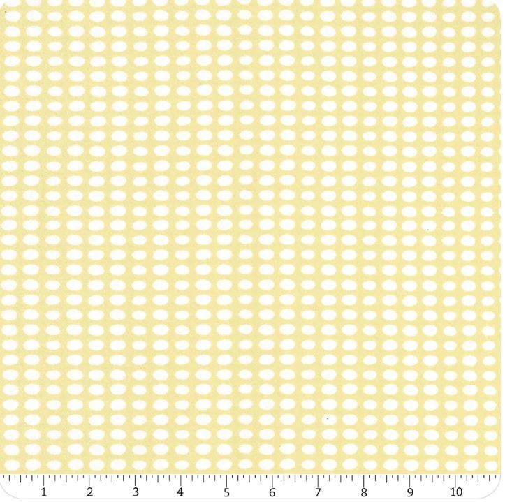D Is For Dream Flannel Yellow Stripe Dots Moda Fabrics 25125 15F