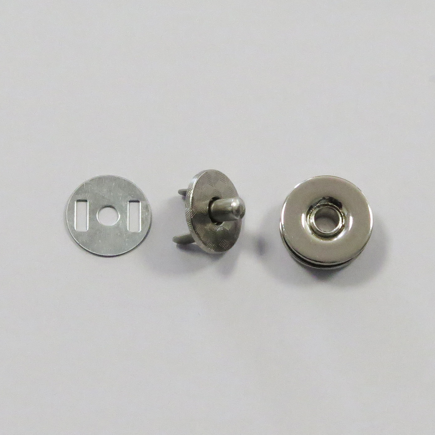 Magnet veskelukning sølv - 20 mm
